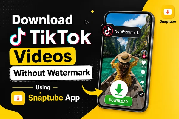 Download TikTok Videos Without Watermark Using Snaptube App